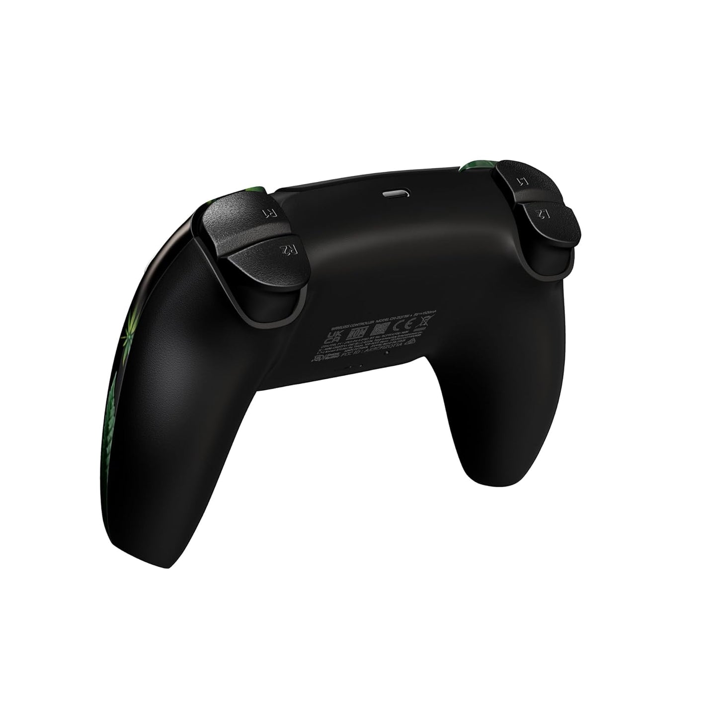 Custom Wireless Unmodified Pro Controller for PS5 with Exclusive Unique Design (420 Black)